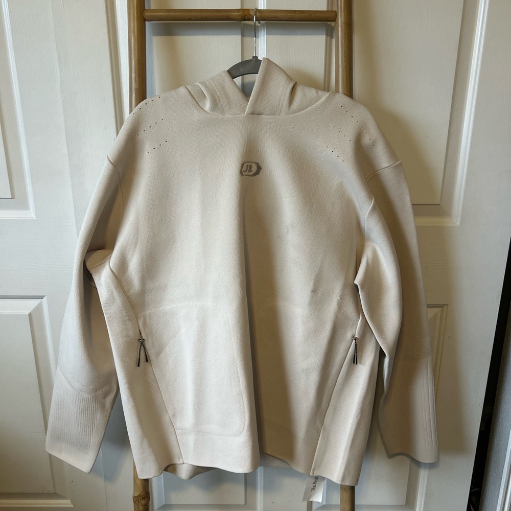 J.Lindeberg Cream Sweater Cozy Cotton Blend